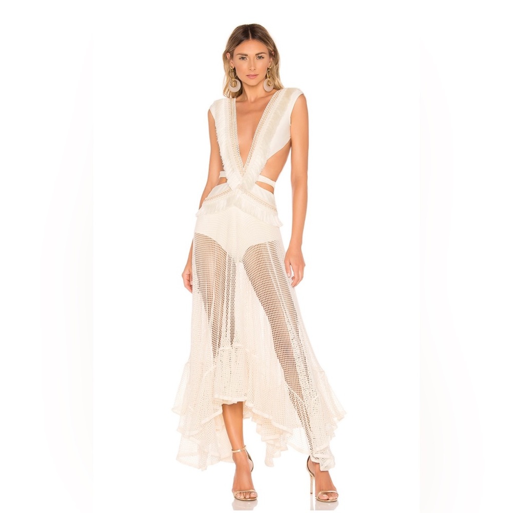 PatBo Fringe Beach Dress